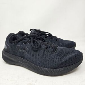 UNDER ARMOUR Charged Pursuit 2 Women’s Athletic Shoes Size 8 Triple Black